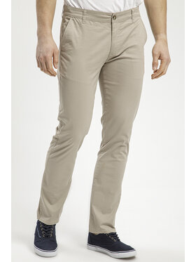 Cross Jeans Cross Jeans Chinosy F 194-956 Beżowy Tapered Leg