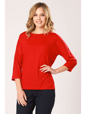 QUIOSQUE QUIOSQUE Bluzka JETY BLOUSE Czerwony Regular Fit