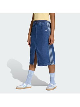 adidas adidas Spódnica jeansowa 159760 Błękitny Regular Fit