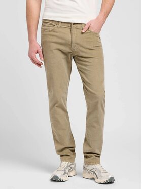 Lee Lee Spodnie materiałowe SLIM FIT MVP Beżowy Slim Fit