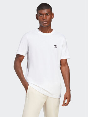 adidas adidas Tričko Trefoil Essentials IA4872 Biela Regular Fit