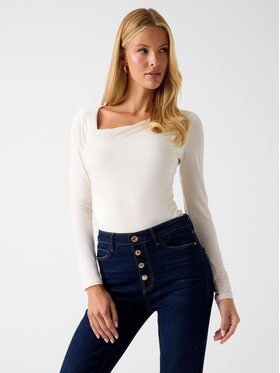 Guess Guess Top 180433 Beżowy Classic Fit