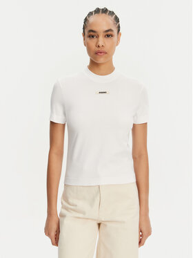 JACQUEMUS JACQUEMUS T-särk 241JS133-2031 Valge Regular Fit