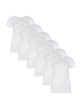 Bamboo Basics Bamboo Basics T-Shirt 28540 Biały Stretch Fit