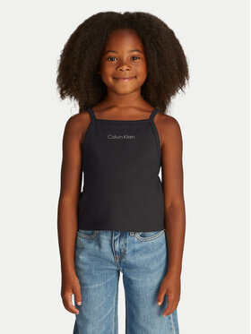 Calvin Klein Jeans Calvin Klein Jeans Top Punto IG0IG02868 Černá Slim Fit