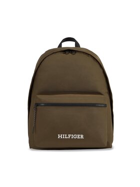 Tommy Hilfiger Tommy Hilfiger Plecak Th Monotype Dome Backpack AM0AM12112 Zielony