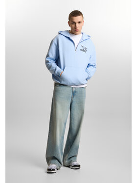 PROSTO. PROSTO. Bluza CC TV Niebieski Oversize