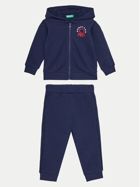 United Colors Of Benetton United Colors Of Benetton Jogginganzug 3J68GK00L Dunkelblau Regular Fit