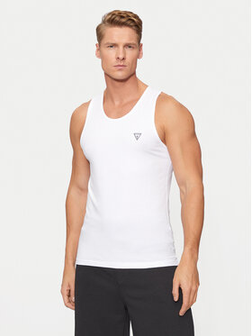 Guess Guess Мъжки топ U97M02 KCD31 Бял Regular Fit