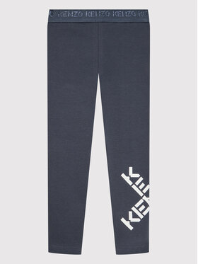 Kenzo Kids Kenzo Kids Leggings K14190 Siva Slim Fit