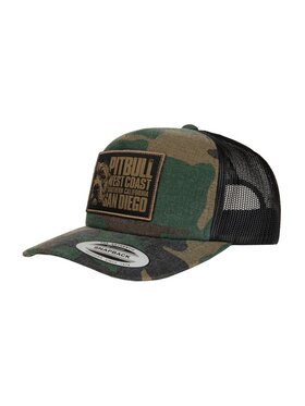 PITBULL PITBULL Czapka z daszkiem Trucker Blood Dog Zielony