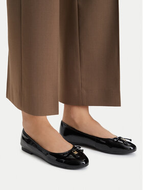 Tommy Hilfiger Tommy Hilfiger Baleríny Hilifger Patent Ballet FW0FW09005 Černá