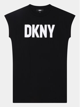 DKNY Vsakodnevna Obleka D32898 S Črna Regular Fit