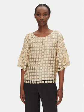 Bruuns Bazaar Bruuns Bazaar Μπλουζάκι Carisa BBW4529 Χρυσό Loose Fit