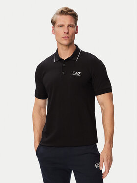EA7 Emporio Armani EA7 Emporio Armani Pólóing 8NPF16 PJVUZ 1200 Fekete Slim Fit