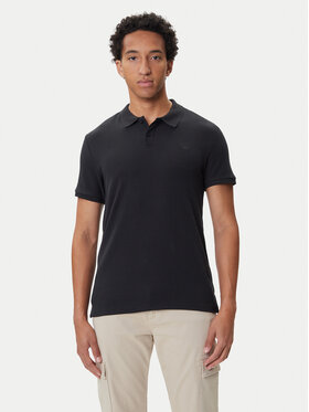 Mustang Mustang Tricou polo Pierre 1016880 Negru Slim Fit