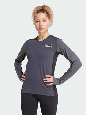 adidas adidas Koszulka techniczna Multi Synthetic Base Layer Szary Regular Fit