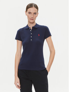 Polo Ralph Lauren Polo Ralph Lauren Polo marškinėliai 211870245002 Tamsiai mėlyna Slim Fit