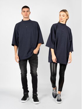 Gap Gap T-Shirt 719614 TMVQ2 Σκούρο μπλε Oversize
