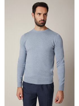 Lancerto Lancerto Sweter Joakim SW073225000043 Niebieski Regular Fit