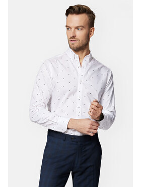 Lancerto Lancerto Koszula Haven KO073123000036 Biały Slim Fit