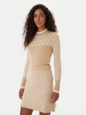Guess Guess Svetr W5BR24 Z3JD2 Béžová Slim Fit