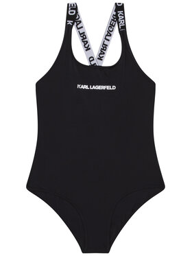 Karl Lagerfeld Kids Karl Lagerfeld Kids Strój kąpielowy Z10161 S Czarny