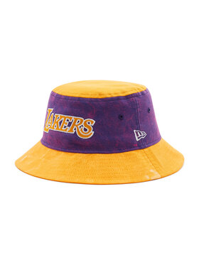 New Era New Era Skrybėlė LA Lakers Washed Pack Bucket 60240496 Geltona