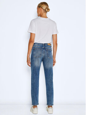 Noisy May Jeans Hlače Moni 27022745 Modra Straight Fit