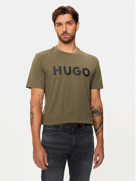 HUGO Hugo Póló Dulivio 50467556 Khaki Regular Fit