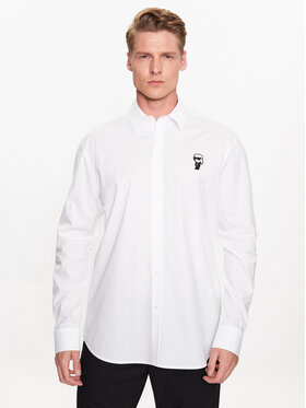 KARL LAGERFELD KARL LAGERFELD Marškiniai 605911 532600 Balta Regular Fit