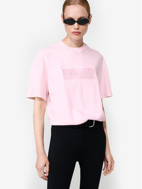La Mania La Mania T-Shirt ALISA Różowy Basic Fit