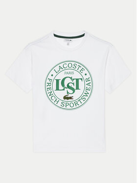 Lacoste Lacoste T-Shirt TJ2463 Bílá Regular Fit