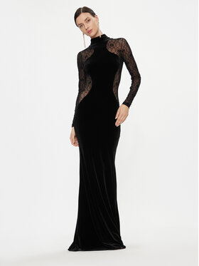 Elisabetta Franchi Elisabetta Franchi Večernja haljina AB-472-37E2-V590 Crna Slim Fit