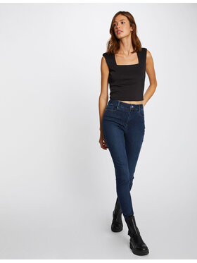 Morgan Jeans Hlače 212-PAM Mornarsko Modra Skinny Fit