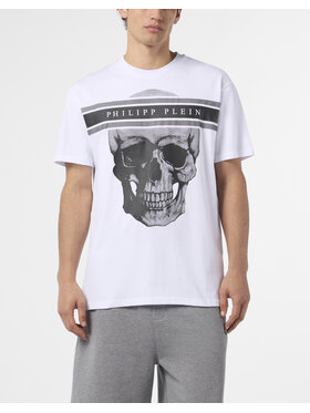 PHILIPP PLEIN PHILIPP PLEIN T-shirt 29876 Bianco Regular Fit