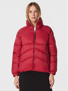 Silvian Heach Silvian Heach Vatovaná bunda PGA22153PI Bordó Regular Fit