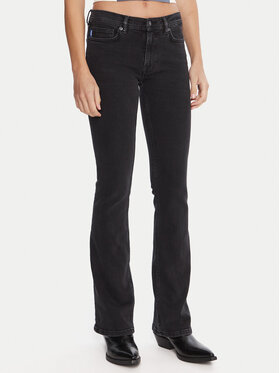 HUGO HUGO Džínsy Getti_B 50546332 Čierna Flare Fit