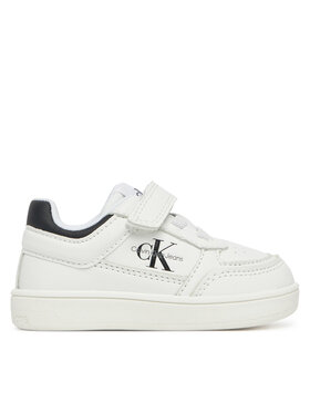 Calvin Klein Jeans Calvin Klein Jeans Снікерcи Low Cut Lace-Up/ Velcro Sneaker V1X9-82077-1355 M Білий