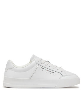 Tommy Hilfiger Tommy Hilfiger Сникърси Th Court Mix Lth FM0FM05489 Бял