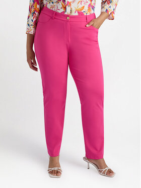 Fiorella Rubino Fiorella Rubino Pantaloni di tessuto P088L002232N019 Rosa Regular Fit