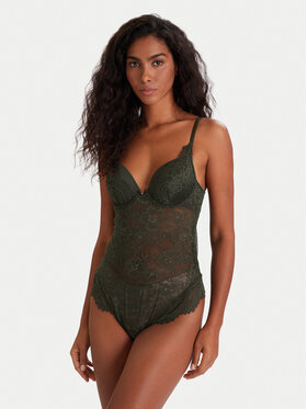Hunkemöller Hunkemöller Body Amara 302447 Zielony