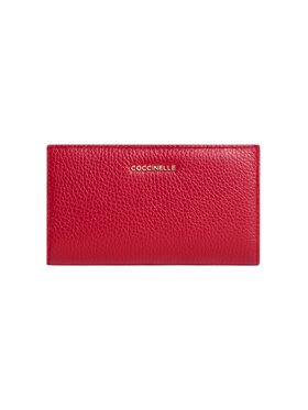 Coccinelle Coccinelle Portafoglio Metallic Large Rosso