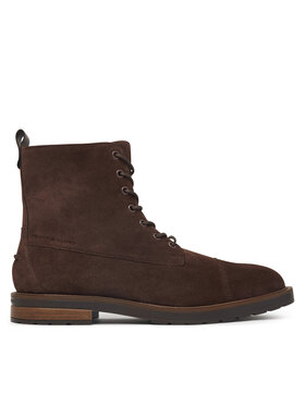 Tommy Hilfiger Tommy Hilfiger Puszābaki Cleated Hilfiger Sde Moc Boot FM0FM05964 Brūns