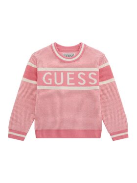 Guess Kids Guess Kids Sweter 176343 Różowy Classic Fit