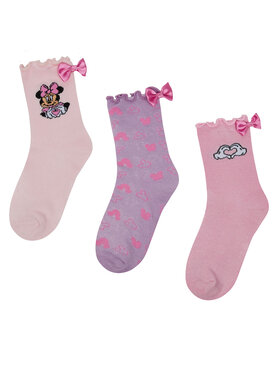 Mickey&Friends Mickey&Friends Hosszú zoknik ACCCS-SS25-327DSTC(3-PACK) Rózsaszín
