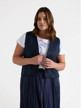 Fiorella Rubino Fiorella Rubino Kurtka outdoor L052L000064N034 Niebieski Regular Fit