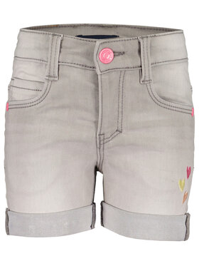 Blue Seven Blue Seven Дънкови шорти 740071 X Сив Regular Fit