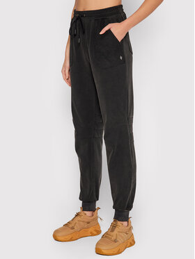 IXIAH IXIAH Spodnie dresowe X211-70116 Czarny Regular Fit