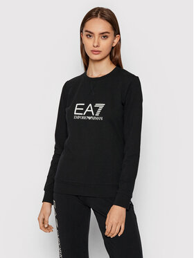 EA7 Emporio Armani EA7 Emporio Armani Sweatshirt 8NTM35 TJCQZ 1200 Schwarz Regular Fit